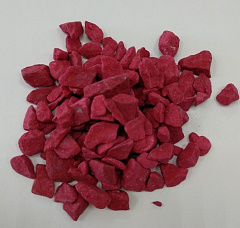 Мраморная крошка рубиновая окрашенная фр. 5-10 мм